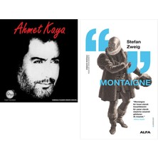 Alfa Yayınları Ahmet Kaya Yağmurlu Ülkenin Sürgün Konuğu + Montaigne