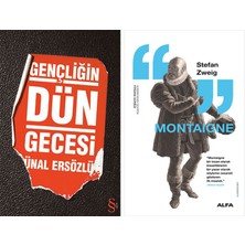 Alfa Yayınları Gençliğin Dün Gecesi + Montaigne