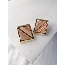 La Florine Mine Kaplamalı Zara Model Küpe