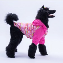 Pawstar Florence Daisy Polarlı Su Geçirmez Orta-Büyük Irk Köpek Yağmurluğu