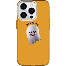 Turkuaz Dijital Pazarlama iPhone 14 Pro Özel Hayalet Baskılı Lüks Silikon Kılıf