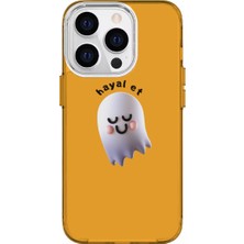 Turkuaz Dijital Pazarlama iPhone 13 Pro Özel Hayalet Baskılı Lüks Silikon Kılıf