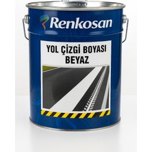 Renkosan Yol Çizgi Boyası – Beyaz 3 kg | Asfalt, Beton, Otopark ve Bordür Yüzeyleri Için Dayanıklı Uygulama