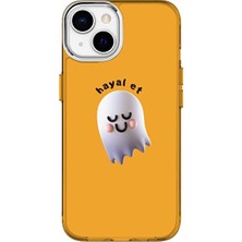 Turkuaz Dijital Pazarlama iPhone 14 Özel Hayalet Baskılı Lüks Silikon Kılıf