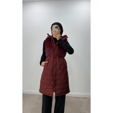 Marcha Tesettür Kürklü Kapitone Yelek 42 beden