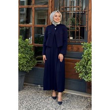 Miss Dalida Triko Elbise Ceket Takım T25PF-0003 Lacivert