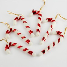 Hg.Aksesuar 6 Adet Yılbaşı Baston