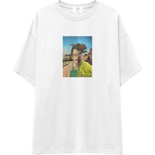 The Lucid Lab Walter White / Heisenberg  Oversize Tişört - Beyaz