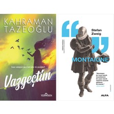Alfa Yayınları Vazgeçtim + Montaigne