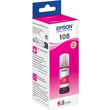 Binbir Göz Bilgisayar Epson 108  T09C3 Magenta Kırmızı Şişe Mürekkep T09C34A L18050-L8050