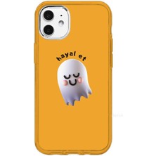 Turkuaz Dijital Pazarlama iPhone 11 Özel Hayalet Baskılı Lüks Silikon Kılıf