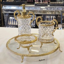 Kulplu Banyo Seti Altın