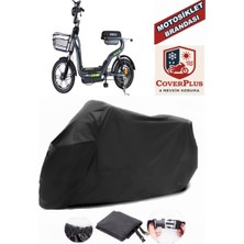 Coverall Volta Vsm Siyah Motorsiket Brandası Motor Örtüsü Çadır Su Geçirmez Motosiklet Kılıfı Motor Brandası