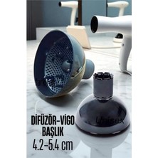 MiraLive Modacar Fön Için Difüzör Başlık 4.2 cm ile 5.4 cm Uyumlu