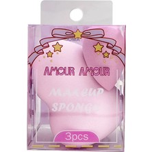 Amour Amour 3 Parça Makyaj Sünger Seti