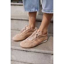 Angelina Jones Anna Kadın Taba Suet Bagcıklı Sneaker