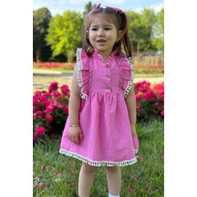 Baby Animals Kız Bebek Elbise Kız Çocuk Elbise Doğum Günü Parti Düğün Elbise Dantelli Kısa Kol astarlı elbise