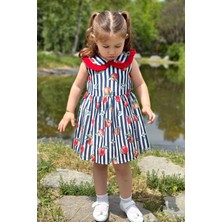 Baby Animals Kız Bebek Elbise Kız Çocuk Elbise Doğum Günü Parti Düğün Elbise Dantelli Kısa Kol astarlı elbise