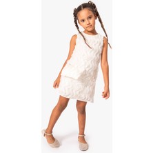 Baby Animals Kız Bebek Kız Çocuk Doğum Günü Parti Düğün Elbise Kısa Kol Çantalı Fırfırlı Tüllü Tütülü Tütü Astarlı