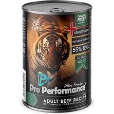 Pro Performance Ultra Premium Biftekli Yetişkin Kedi Konservesi 12 Adet 400 gr