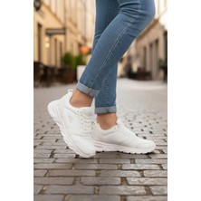 Slazenger Beyaz Hafif Bağcıklı Unisex Spor Ayakkabı Epic G