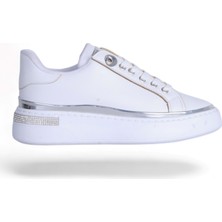 Moda Ayakkabı 1254 Beyaz Kadın Spor Ayakkabı