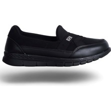 Moda Ayakkabı Ayzen 1261 Siyah Kadın Babet Ayakkabı