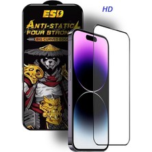 Iphone 16 E Uyumlu Anti-Static 9h Full Glass Ekran Koruyucu Safir Cam Hd