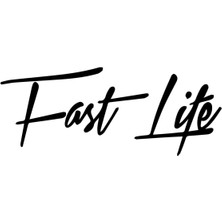 Aydın Garage Fats Life Araba Motorsiklet Kask Laptop Sticker 18X7 cm