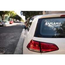 Aydın Garage Saplama Makinesi Jdm Yazı Araba-Motosiklet Cam Etiket Sticker 18X6CM