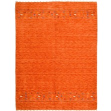 Kilim Co. Lori Turuncu Renk Modern El Dokuma Halısı 140X200 cm (2.8 M²)