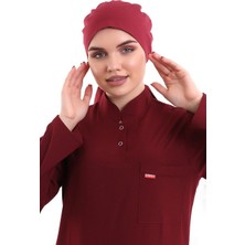 Tesettür Bone - 4809 Bordo