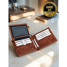 Zerium Genuine Leather Luthor – Hakiki Deri Premium Erkek Cüzdan ve Kartlık