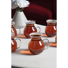 Naturelove Perotti Keyfi Ala Borosilikat 6'lı Çay Bardağı