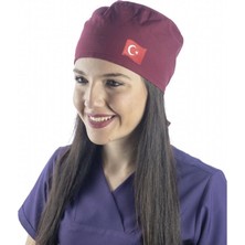 Bone Bayrak Işlemeli - 114 Bordo