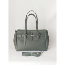 261AÇ316 Model Sarach Marka Haki Renk El ve Omuz Çantası