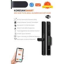 Koresan Tuya Ak2 Slim Akıllı Alüminyum/pvc Kapı Kilidi
