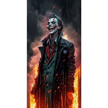 Aydın Garage Joker Kapı Direk Kaplama Folyosu Baskılı Sticker Sağ-Sol 2 Adet 22*50 cm
