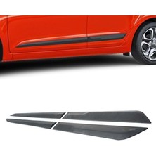 MKG Otomotiv Hyundai I20 2009-2014 Kapı Çıtası Mat Siyah 3m Bantlı 4 Parça