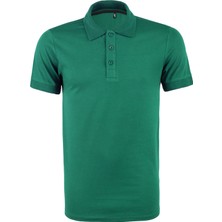 Polo Yaka Golf T-Shirtü %95 Pamuk Softtouch Tech. 3 Düğmeli Ribana Yaka