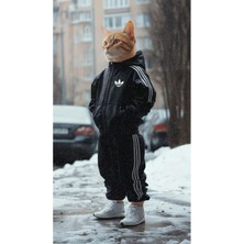 Aydın Garage Kedi Kapı Direk Kaplama Folyosu Baskılı Sticker Sağ-Sol 2 Adet 22*50 cm