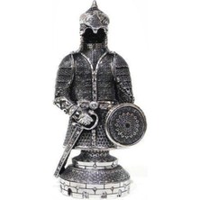 Hanlar Home Büyük Fetih Zırh Biblo - Gümüş Rengi KOD598