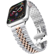 Kordify Apple Watch 49-45-44-42MM Rolex Metal Kordon