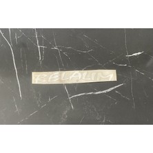 Üçel “belalım” Yapışkanlı Araç Sticker Yazı-Araç Arkası Yazı-Oto Cam Etiket Sticker Yazı