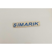 Üçel “şımarık” Yapışkanlı Araç Sticker Yazı-Araç Arkası Yazı-Oto Cam Etiket Sticker Yazı