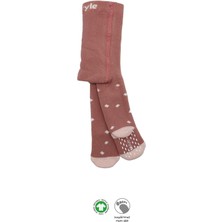 Budi Home Bistyle Tekli Puan Kaymaz Havlu Külotlu Çorap BS50502 Pudra