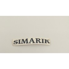 Üçel “şımarık” Yapışkanlı Araç Sticker Yazı-Araç Arkası Yazı-Oto Cam Etiket Sticker Yazı