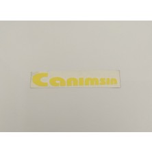 Üçel “canımsın” Yapışkanlı Araç Sticker Yazı-Araç Arkası Yazı-Oto Cam Etiket Sticker Yazı