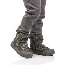 Gri Içi Kürklü Soğuğa Dirençli Kaymaz Erkek Çocuk Bot 22664 P