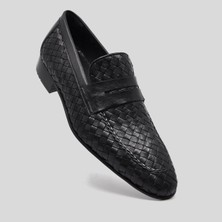 Fosco Örgülü Klasik Erkek Ayakkabı 2090 795 Siyah Hakiki Dana Derisi Neolit Taban